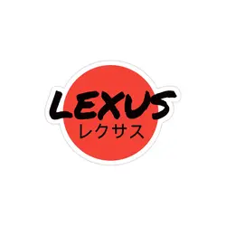 استیکر لپ تاپ خودرو lexus - لکسوس ژاپنی