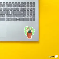 استیکر لپ تاپ سریال تد لاسو - کاکتوس