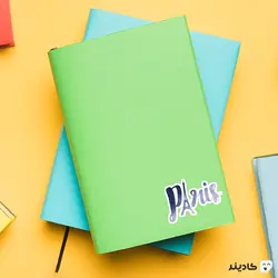 استیکر لپ تاپ فرانسه - تایپوگرافی پاریس