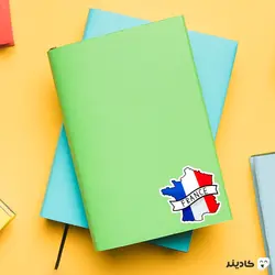 استیکر لپ تاپ فرانسه - نقشه کشور فرانسه
