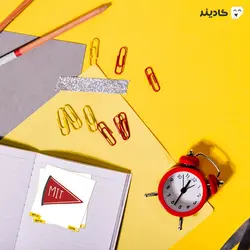 استیکر لپ تاپ استیکر علمی - لوگوی MIT روی پیتزا