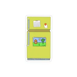 استیکر لپ تاپ مجموعه سیمپسون‌ها - یخچال