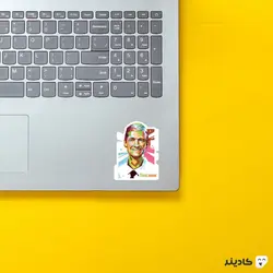 استیکر لپ تاپ تیم کوک - پوستر رنگی تیم کوک