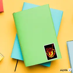 استیکر لپ تاپ شیاطین سرخ