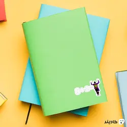 استیکر لپ تاپ به توپ بستن بارسا