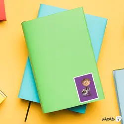 استیکر لپ تاپ گوسفند و چوپان