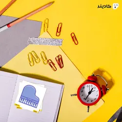 استیکر لپ تاپ - پیانو