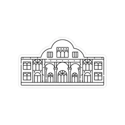 استیکر لپتاپ عمارت مشیر دیوان کردستان
