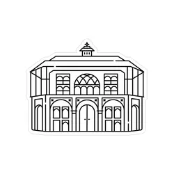 استیکر لپتاپ کاخ چهلستون قزوین