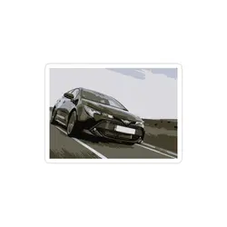 استیکر لپ تاپ شرکت Toyota - تویوتا کرولا طراحی جدید