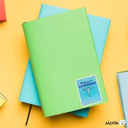 استیکر لپ تاپ شرکت تسلا - لوگو شرکت تسلا