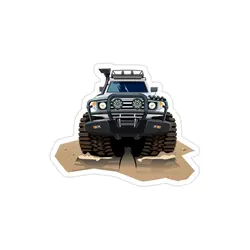 استیکر لپ تاپ شرکت Toyota - تویوتا لندکروز امام کویر نوردی