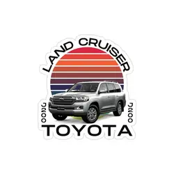 استیکر لپ تاپ شرکت Toyota - تویوتا لندکروز مدل J200