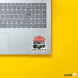 استیکر لپ تاپ شرکت Toyota - تویوتا لندکروز مدل J200