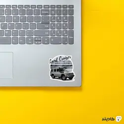 استیکر لپ تاپ شرکت Toyota - تویوتا لندکروز سلطان کوهستان