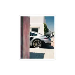 استیکر لپ تاپ شرکت porsche - رخ عقب پورشه 911 GT2RS