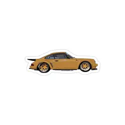 استیکر لپ تاپ شرکت porsche - پورشه RWB 964