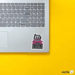 استیکر لپ تاپ شرکت Toyota - تویوتا شاسی بلند