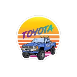 استیکر لپ تاپ شرکت Toyota - تویوتا شاسی بلند