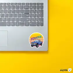 استیکر لپ تاپ شرکت Toyota - تویوتا شاسی بلند