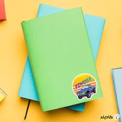 استیکر لپ تاپ شرکت Toyota - تویوتا شاسی بلند