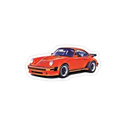 استیکر لپ تاپ شرکت porsche - پورشه ۹۳۰ مدل توربو