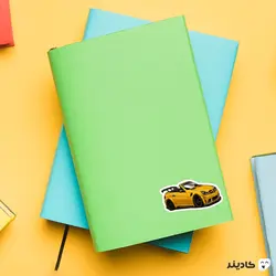 استیکر لپ تاپ خودرو benz - بنز مدل اسپورت