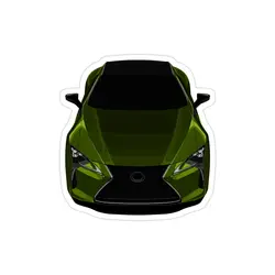 استیکر لپ تاپ لکسوس - رنگ سبز مدل جذاب لکسوس