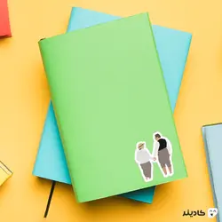 استیکر لپ تاپ دانتون ابی - کارسون و خانم هیوز