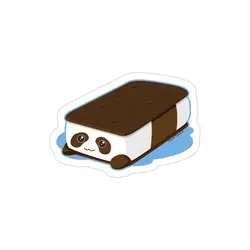 استیکر لپ تاپ بستنی پاندا