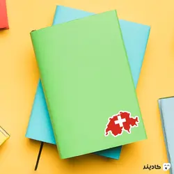استیکر لپ تاپ سوییس - نقشه کشور سوییس