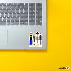 استیکر لپ تاپ سریال دکتر هو - پیکسل
