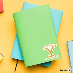 استیکر لپ تاپ سریال یلو استون - لوگو