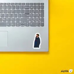 استیکر لپ تاپ سریال تد لاسو - پوستر روی کنت