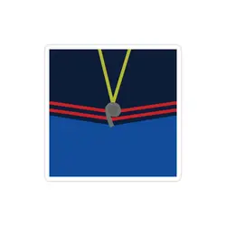 استیکر لپ تاپ سریال تد لاسو - سوت فوتبال