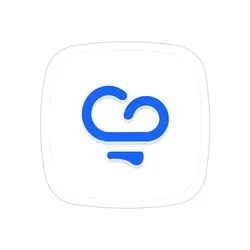 استیکر لپ‌تاپ پشتیبان - مربع سفید