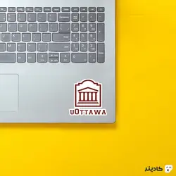 استیکر لپ تاپ استیکر علمی - لوگوی دانشگاه اُتاوا