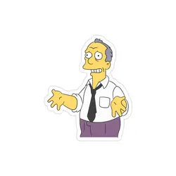 استیکر لپ تاپ مجموعه سیمپسون‌ها - گیل گوندرسون