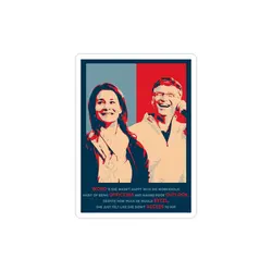 استیکر لپ تاپ بیل گیتس - بیل گیتس و همسرش