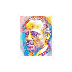 استیکر لپ تاپ پدرخوانده - نیم رخ دون کورلئونه