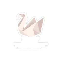 استیکر لپ تاپ فرار از زندان - اریگامی قو