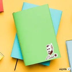 استیکر لپ تاپ زیدان