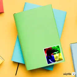 استیکر لپ تاپ چهره جرج بست
