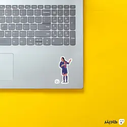 استیکر لپ تاپ شاعر در پاریس