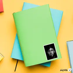 استیکر لپ تاپ نیمار سیاه سفید