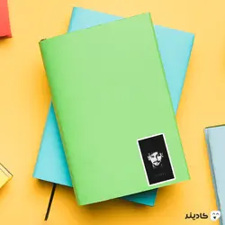 استیکر لپ تاپ پوستر سیاه سفید نیمار