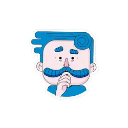 استیکر لپ تاپ بیمیتو - عجب!