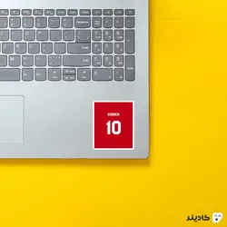 استیکر لپ تاپ شماره روبن
