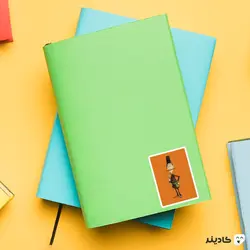 استیکر لپ تاپ مرد بامزه!