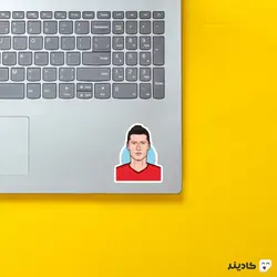 استیکر لپ تاپ لواندفسکی